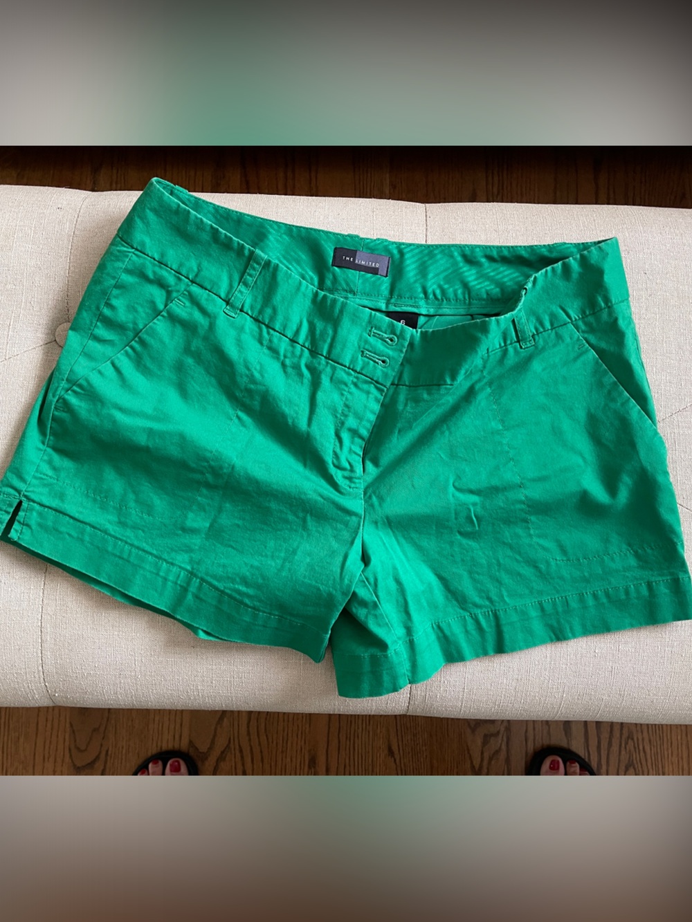 The Limited Kelly Green Chino Women’s Shorts